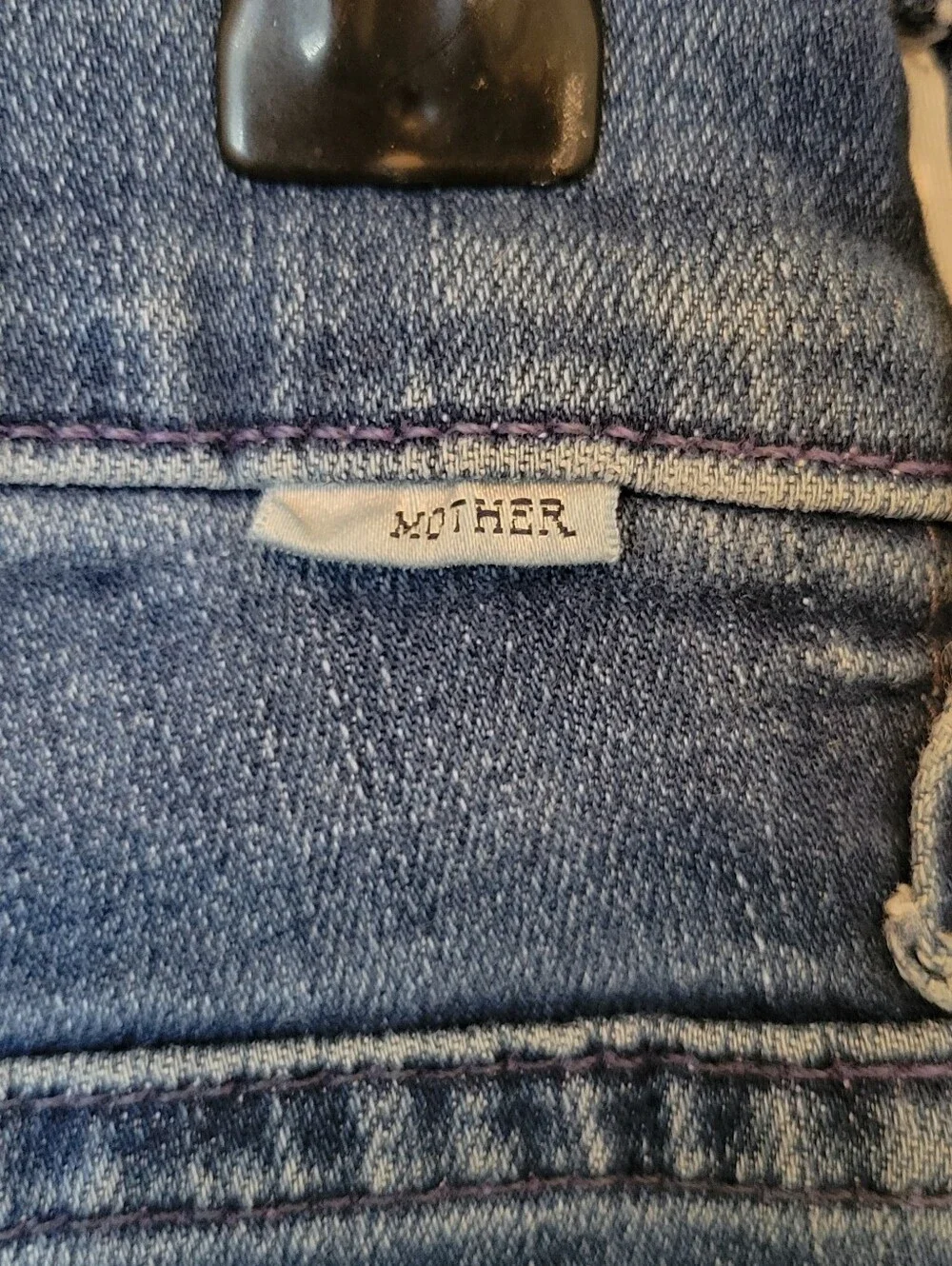 MOTHER The Insider Crop Step Fray Jeans Wish On A Star 31 - Picture 5 of 9
